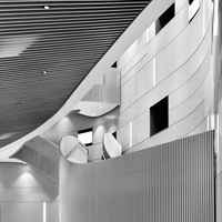 The staircase to the Headquarter Lavazza (Nuvola Lavazza Headquar​ter, Turin, Italy)