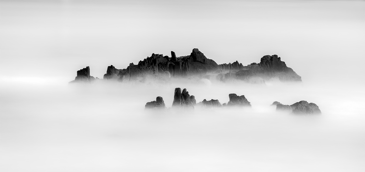 Sea of ​​clouds under the sea