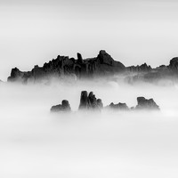 Sea of ​​clouds under the sea