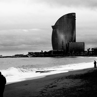 winter beach