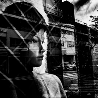 Through the window